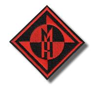 Parche bordado de grupo musical, insignia para planchar, aplique