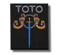 Parche bordado de grupo musical para planchar