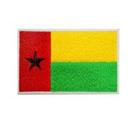 Parche bordado de la bandera de Guinea-Bissau para planchar o coser
