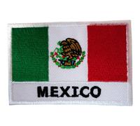 Parche bordado de la bandera de México para planchar o coser en la ropa, insignia de América del Norte mexic