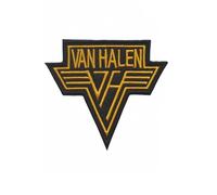 Parche bordado de Van Halen con banda de Hard Rock dorado para planchar