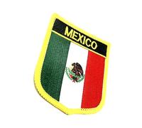 Parche bordado para coser o planchar con la bandera de México, 1 unidad