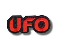 Parche bordado para planchar con diseño de ovni