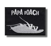 Parche bordado para planchar con diseño de papá cucaracha.