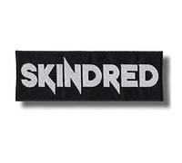 Parche bordado para planchar con diseño de parche Skindred