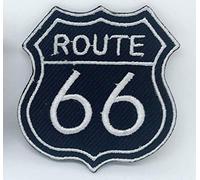 Parche bordado para planchar con diseño de US Route 66