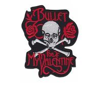 Parche bordado para planchar con texto en inglés "Bullet for My Valentine"