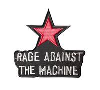 Parche bordado para planchar con texto en inglés "Rage Against The Machine Machine_1