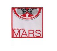 Parche bordado para planchar con texto en inglés "Thirty Seconds to Mars Alte"