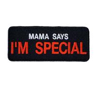 Parche bordado para planchar ""Mam dice que soy especial""