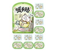 Parche calentador de manos, paquetes de calor de dibujos animados 10 piezas, parche cálido para manos para senderismo, diseño seguro de calentamiento rápido, calentador corporal fácil de usar, h