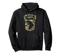 Parche Camo 101st Airborne Division - Camuflaje Verde BDU Sudadera con Capucha