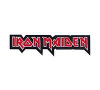 Parche con el logotipo de Iron Maiden de C&D Visionary en rojo y negro