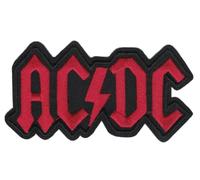 Parche con logotipo rojo de AC/DC
