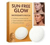 Parche con microagujas Tanning - Parches autobronceadores, 7 piezas Deep Hydration Tan System for Sun-Kissed Glow, Dart Melt Arrays with Active Formula, Absorption Sheet for Radiance Enhancing