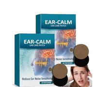 Parche de Alivio de Tinnitus para Zumbidos de Oídos, Dolor y Pérdida Auditiva - Parches de Hierbas Naturales (2 Cajas)
