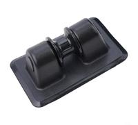 Parche de anclaje de PVC con rodillo de fila para barco inflable para canoa Kayak bote de agarre fuerte fácil de instalar, negro, 136 x 90 x 50 mm