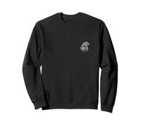 Parche de bolsillo con diseño de águila y pájaro animal Sudadera