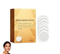Parche de Bronceado con Microagujas| Parches Bronceadores Corporales | Parches Nano-Micronagujas|Ingredientes Naturales | Ideal para un Tono de Piel Bronceado y Uniforme (B, 1)