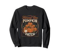Parche de Calabaza de Tiempo de Cosecha Que eliges otoño Sudadera