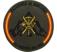 Parche de cazadores de montaña del ejército de tierra. Unidades de montaña, galicia 64, america 66. Regimientos de cazadores de montaña. La montaña nos une.