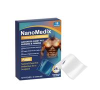 Parche de contorno corporal, 18 piezas de calcomanías para apretar el pecho, cuidado adelgazante para hombres, soporte de reducción de senos después del entrenamiento, fitness en casa