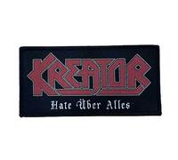 Parche de Creator con texto en inglés "Hate über Alles Parche", Negro , talla única