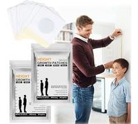 Parche De Crecimiento De La Altura 16 Piezas Parches Para Aumentar La Altura Height Growth Patches Parche Para Pies Que Aumenta La Altura Para Promover El Crecimiento En Altura (A)
