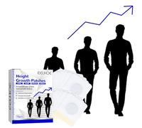 Parche De Crecimiento De La Altura 16 Piezas Parches Para Aumentar La Altura Height Growth Patches Parche Para Pies Que Aumenta La Altura Para Promover El Crecimiento En Altura (B)