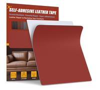 Parche de Cuero Adhesivo Rojo suave, 21x28cm Cuero Adhesivo para Tapizar, Polipiel Adhesiva para Tapizar, Sofá, Asiento de Coche, Bolso, Chaqueta