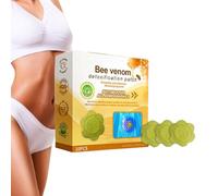 Parche de desintoxicación de veneno de abeja, parches adelgazantes de veneno de abeja, drenaje linfático de veneno de abeja y parches adelgazantes para todos (1 caja)