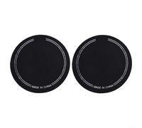 Parche de doble pedal para bateador de bombo y bombo adhesivo protector de cabeza para músicos, 2 unidades de 12,8 cm (A)