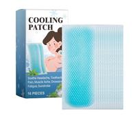 Parche de enfriamiento para niños, 16 hojas de parche de enfriamiento para la frente, enfriamiento físico rápido, almohadillas de enfriamiento para fiebre para niños, parches suaves y frescos