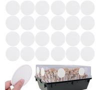 Parche de filtro de hongos - Hojas de algodón para prevención de sequedad, disco de filtro de un solo tubo de hongo, para jardineros, principiantes, profesionales, laboratorios, invernaderos