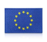 Parche de la bandera de Europa en la parte trasera, parche con bandera europea, bandera de la UE Finally Home