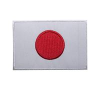 Parche de la bandera del país nacional de Japón para coser en parche bordado insignia país