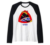 Parche de la misión Apolo 17 de la NASA Camiseta Manga Raglan