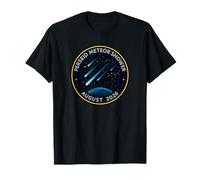 Parche de la misión de la Lluvia de meteoritos de Las Perseidas de Agosto de 2026 Camiseta