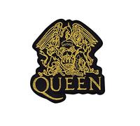 Parche de la Reina La Música Dorada Bordado para Planchar Accesorio de Recuerdo
