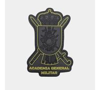 Parche de las Academias Militares de oficiales y suboficiales. ENM. ESUBO. Academia General militar. AGBS. AGA. ABA. (Academia General Militar (AGM) 8.2x5.5cm)