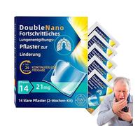 Parche de limpieza para pulmón - Cinta suave para el cuidado de los pulmones | Soporte respiratorio portátil, ayuda cómoda única para hombres, mujeres, hogar, viajes, negocios, oficina, suministros de