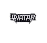 Parche de metal plateado con diseño de Avatar Country, accesorio para planchar