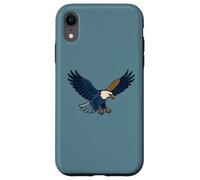 Parche de Mezclilla sintética Estilo Eagle Retro Artwork Carcasa para iPhone XR