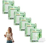 Parche de microagujas avanzado Moringa 10 en 1, 7 unidades por paquete, gestión metabólica suave, parches de moringa natural para todo tipo de piel (6 cajas)