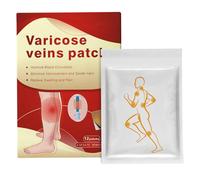 Parche De Microagujas Vein Target - 12 Piezas, Parche No Tejido Para Venas Varicosas | Tratamiento De Venas Varicosas Para Piernas, Salud Capilar, Mejora La Circulación