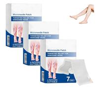 Parche de microagujas VeinTarget, 2026: tratamiento avanzado para las venas varicosas de las piernas, tratamiento natural para las piernas apto para todo tipo de pieles (3pcs)