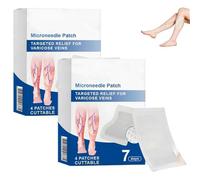 Parche de microagujas VeinTarget, 2026: tratamiento avanzado para las venas varicosas de las piernas, tratamiento natural para las piernas apto para todo tipo de pieles (2pcs)