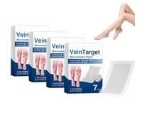 Parche De Microneedles Vein Target, Parches Para Venas Varicosas, Tratamiento Natural Para Piernas (Eliminación De Arañitas Vasculares), Cuidado Corporal Para Todo Tipo De Piel (4 unidades)