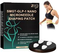 Parche de nano microagujas SMGT-GLP-1, parche de cuidado corporal con nano microagujas, parche natural SMGT-GLP-1, estiramiento de la piel y reducción de arrugas (1 Box)