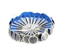 Parche de neumático 24 piezas de goma para coche y motocicleta Parche de neumático profesional Reparación de pinchazos de neumático Parche de tapón de hongo(36*4mm) for seta reparacion pinchazos,repar
